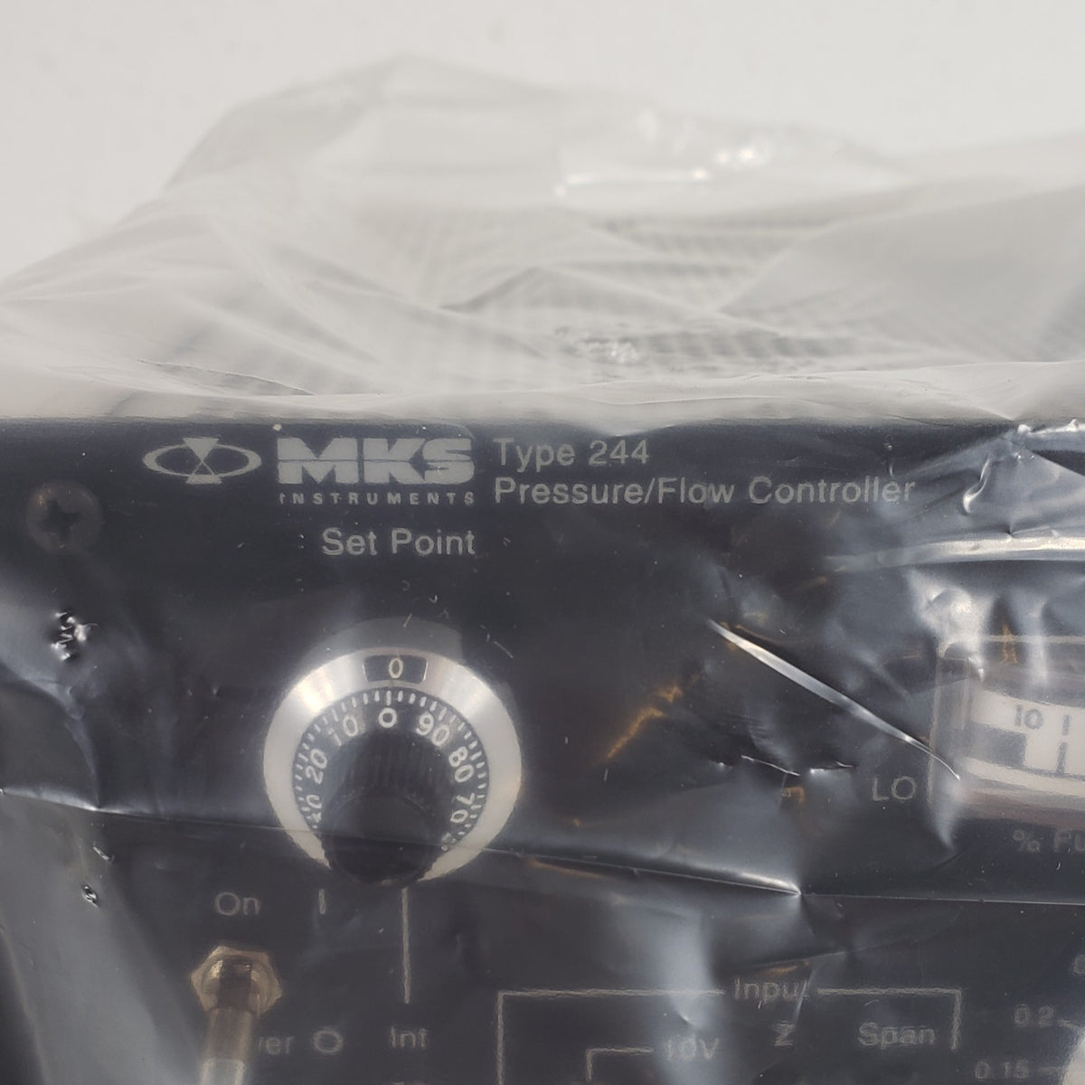 MKS 244E-21510 Type 244 Pressure/Flow Controller Vacuum Processing NOS