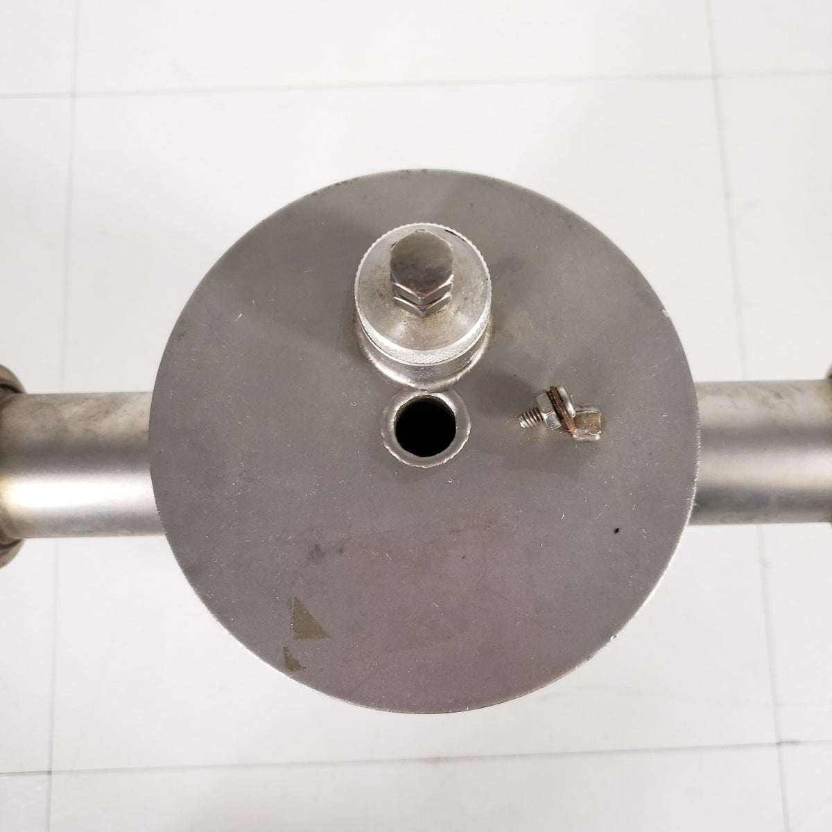Stainless Steel Vacuum Foreline Trap Filter Canister Dual KF40 NW40 Mesh Element