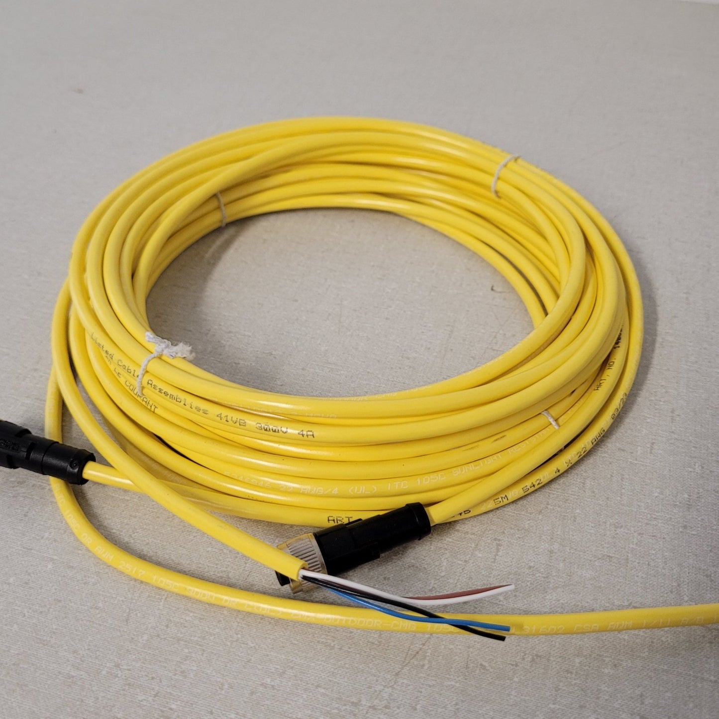 2 Units Phoenix Contact 1406245 SAC-4P M12 4 Pin Female Sensor Actuator Cable 5m