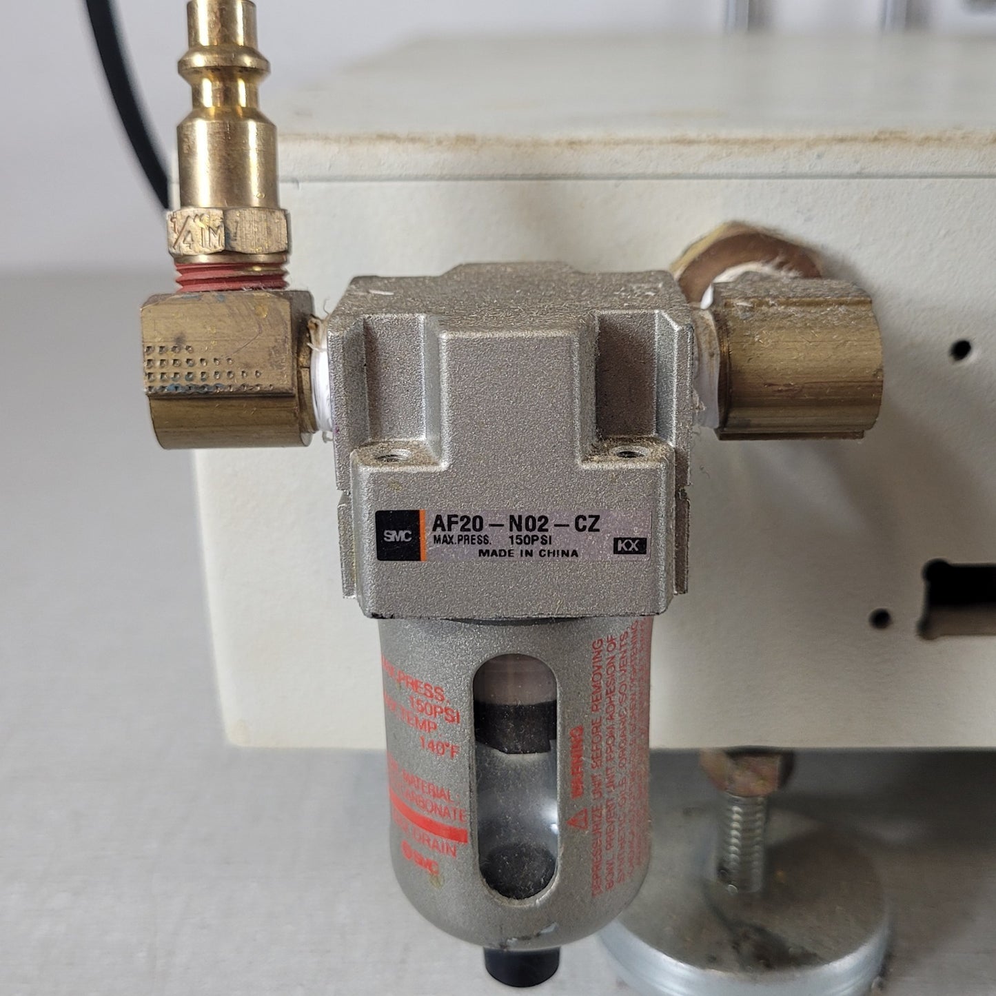 New Precision Technology CP16-4 Robotic Dispensing System w/ Binks Pressure Tank