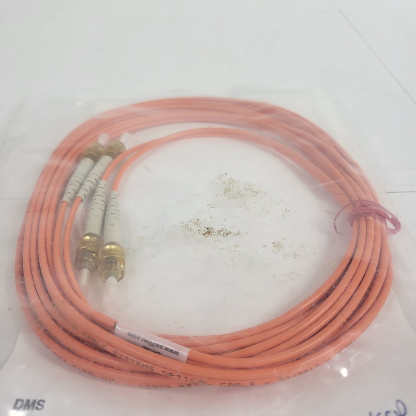 Schweitzer SEL C808Z020SSX0005 5m Duplex 62.5/125um Fiber Optic ST-ST Cable