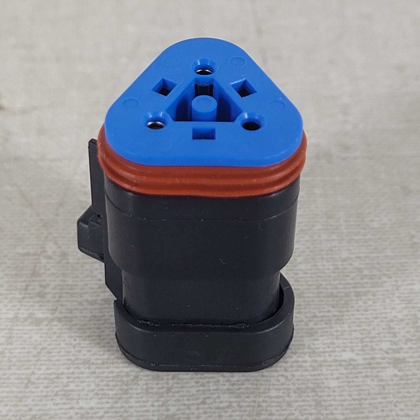 2x Deutsch DT06-3S-EP10 3-Way Socket Plug Connectors 120 Ohm Resistor A-B Black