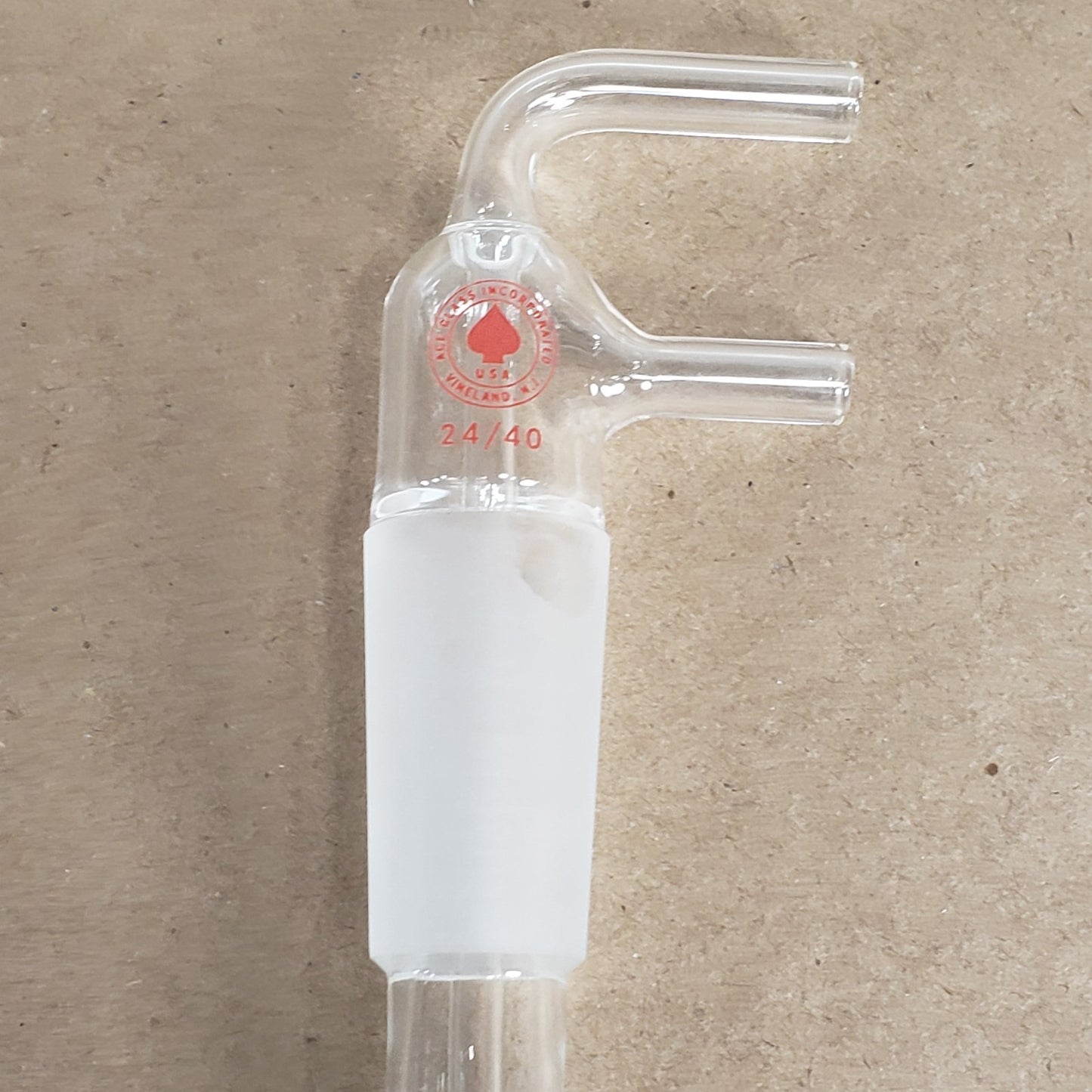 Ace Glass Inc. 7792-07 Distilling Cold Finger 24/40 Joint Straight Tube Arms