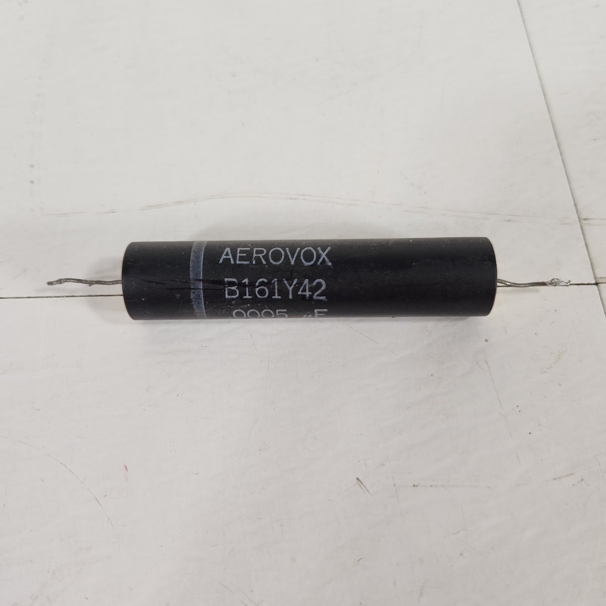 Aerovox B161Y42 500pF 15kV High Voltage Polyester Film Axial Capacitor