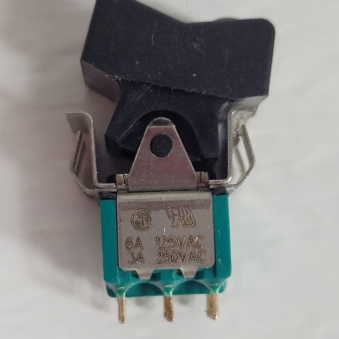 Lot of 5 Electro 0337 Panel Mount On/Off Rocker Switch 6A 125VAC 3A 250VAC 3-Pin