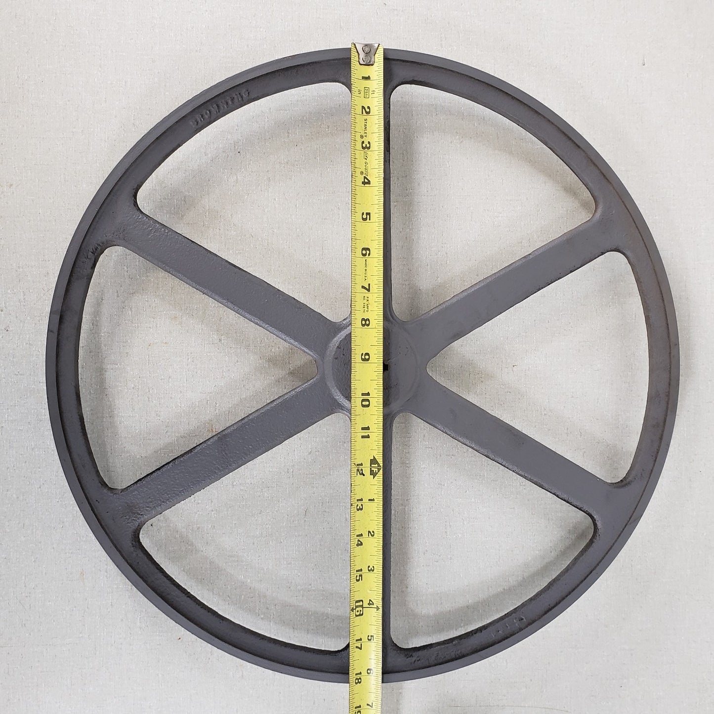Browning AK184 Cast Iron Single Groove V-Pulley 18.25" Dia 3/4" Bore 6 Spokes