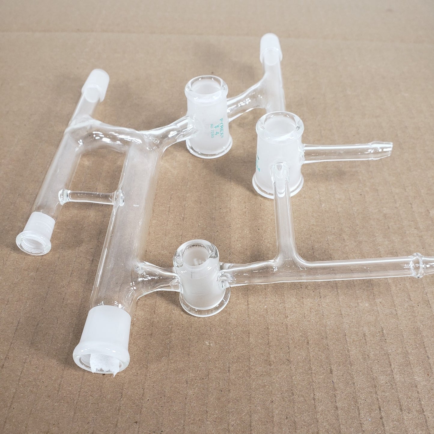 Kontes Style Variable Reflux Vacuum Distillation Head Cold Finger Stopcocks