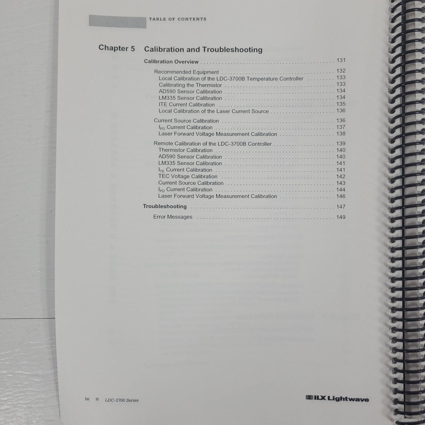 ILX Lightwave LDC-3700 Laser Diode Controllers Instruction Manual LDC-3712 3722B