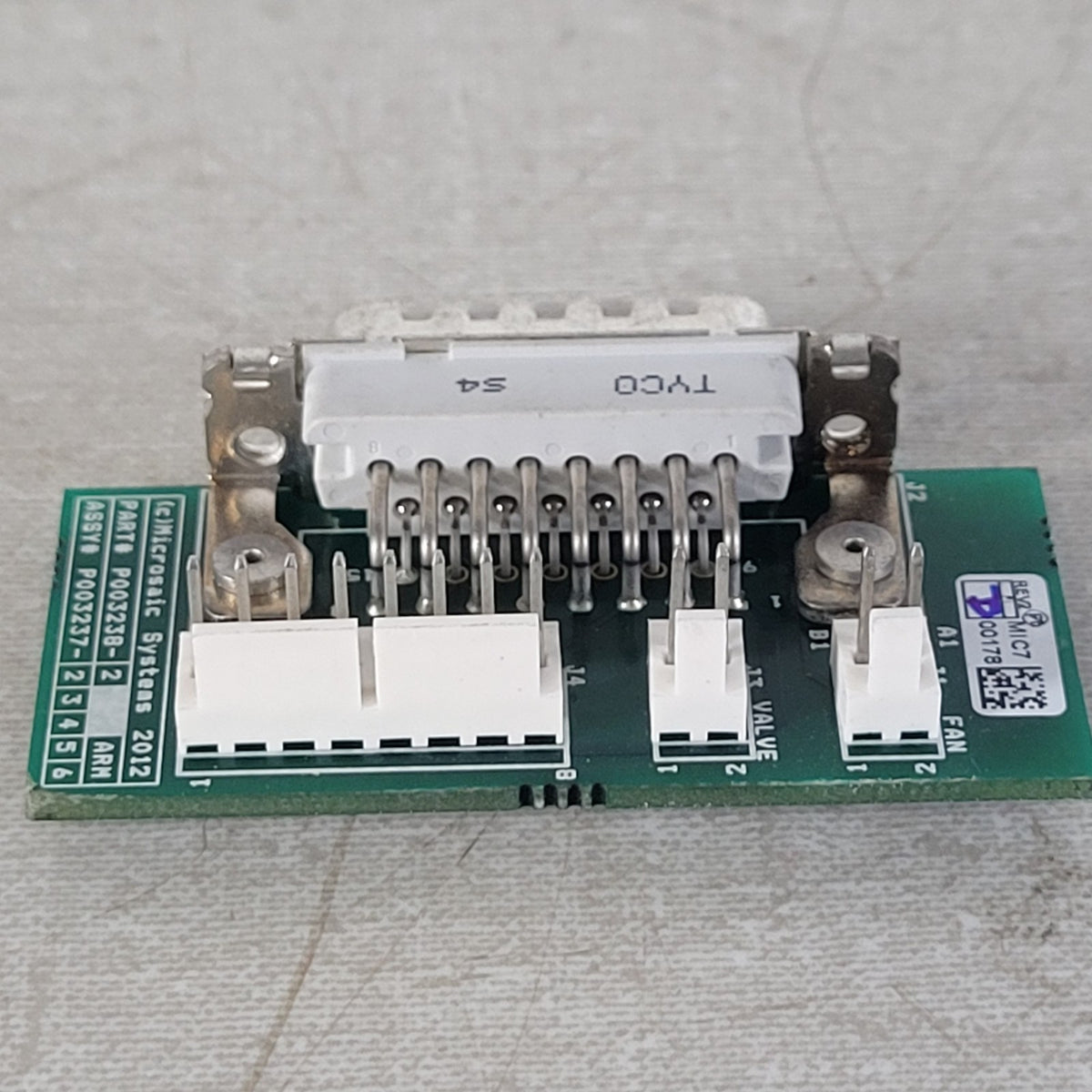 Microsaic P003238-2 P003237-2 Pfeiffer HiPace Turbo Pump DB15 Interface PCB