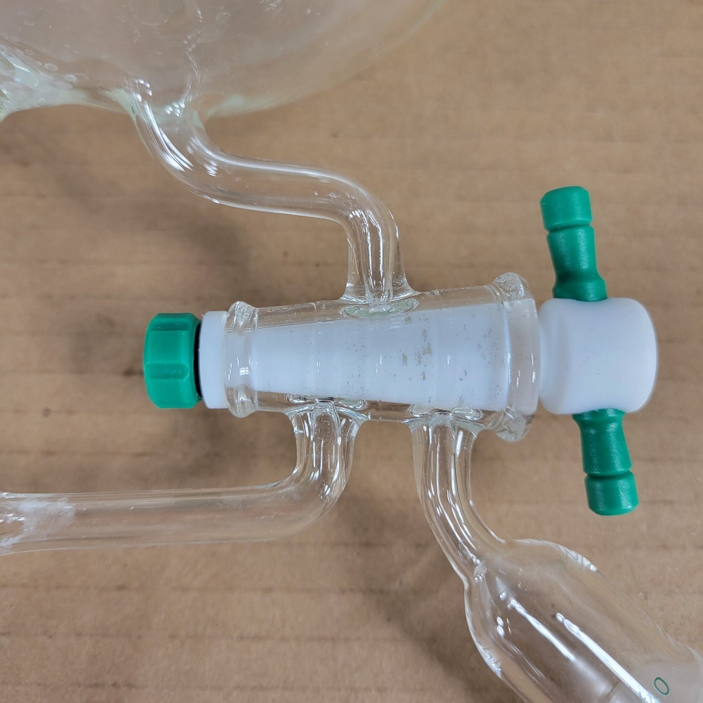 Chemglass CG-1233-03 500mL Modified Solvent Distilling Head 24/40 Glassware