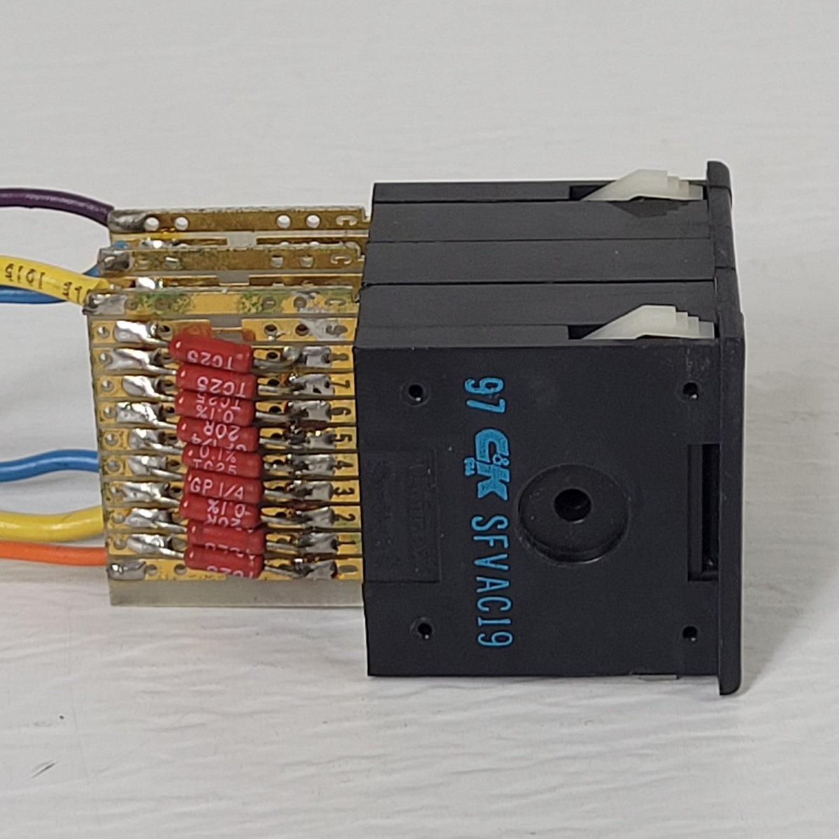 C&K SFVAC19 3-Digit 0-9 Decimal Thumbwheel Selector Switch Panel Mount
