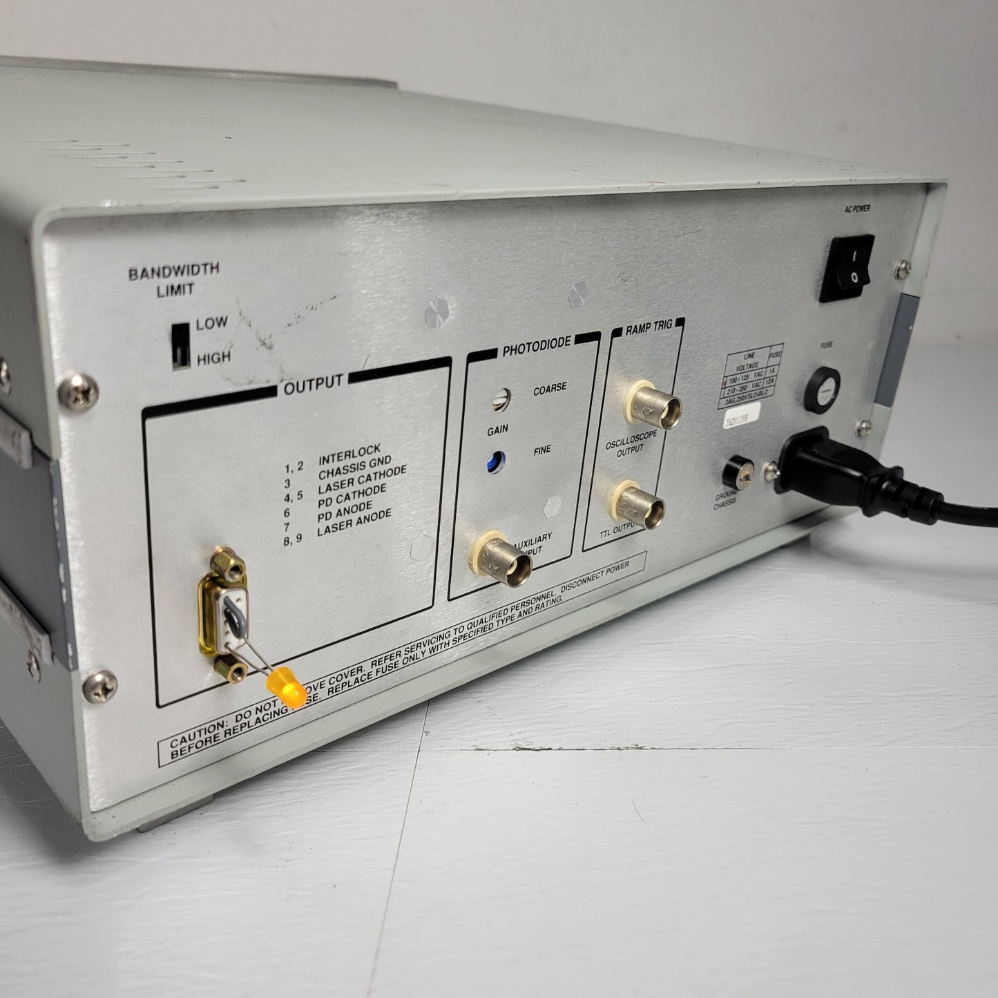 TESTED ILX Lightwave LDX-3620 Ultra Low Noise Current Source 200-500mA Limit Mod