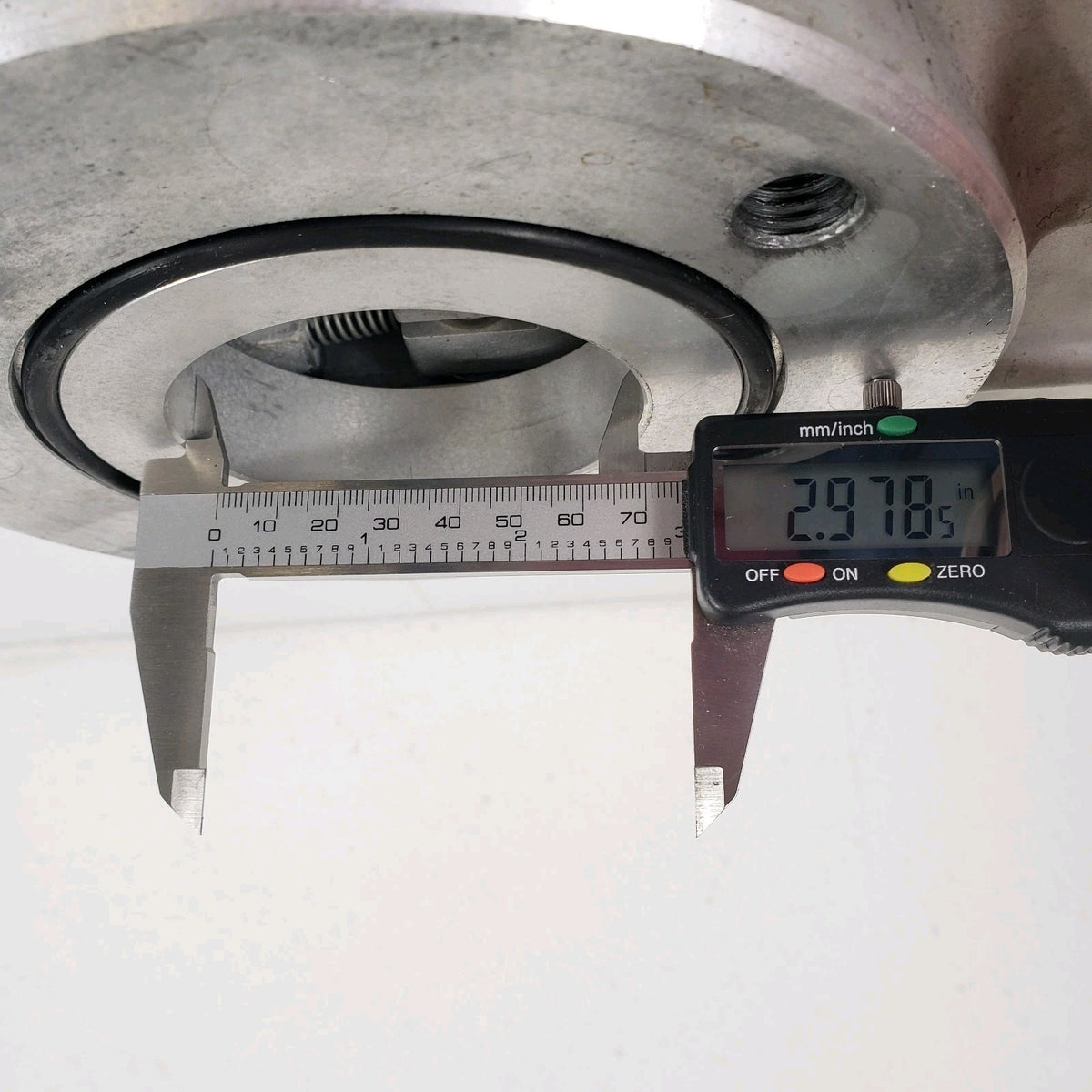 Airco Temescal 3" Manual High Vacuum Gate Valve ASA Flange Aluminum O-Ring