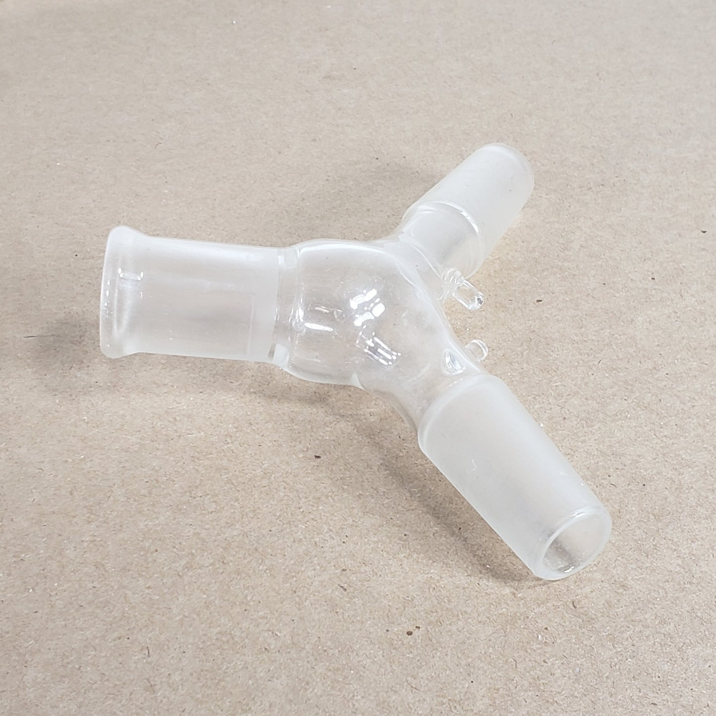 Lot Of 3 Ace Glass Inc 5040-10/5238-03/5125-10 Side-Arm/U/Y-Adapters 24/40 Joint