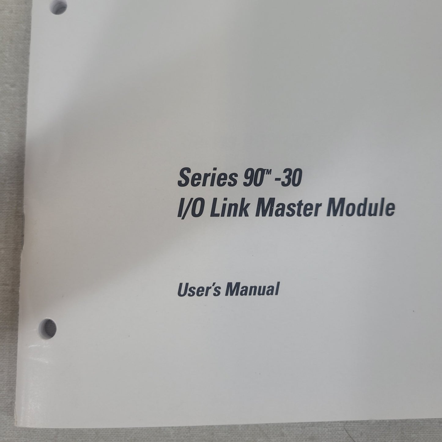 GE Fanuc GFK-0823A Series 90-30 I/O Link Master Module PLC User Manual