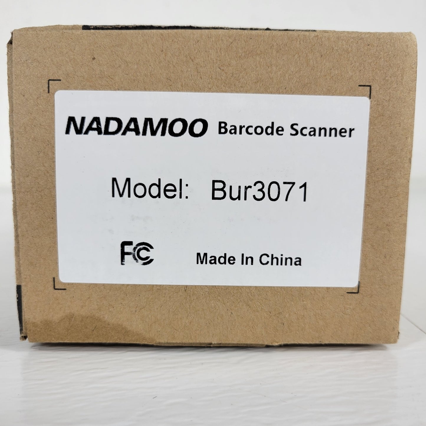 NADAMOO BUR3071 2D Wireless Wired Barcode Scanner QR Code Reader Tested