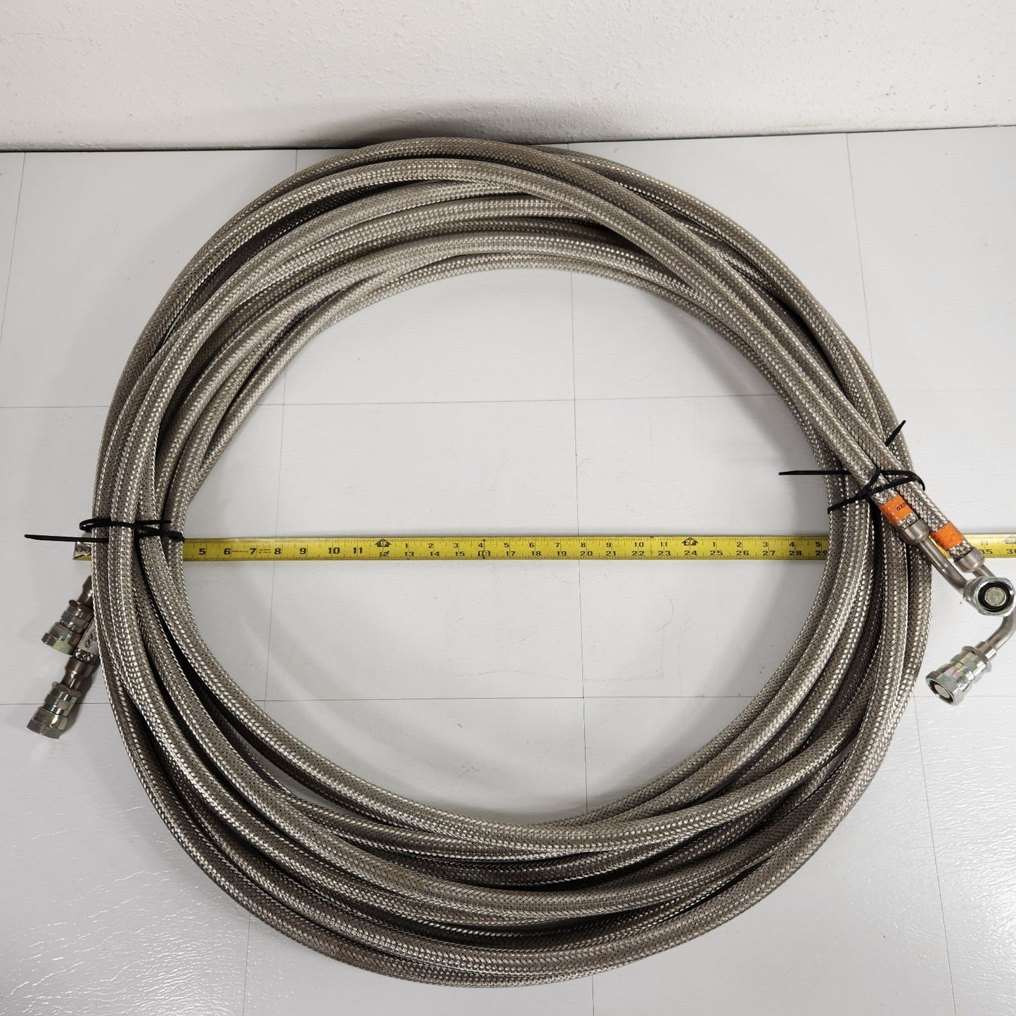 PAIR* CTI Cryogenics 8043074 40ft Cryopump Compressed Helium Supply Return Lines