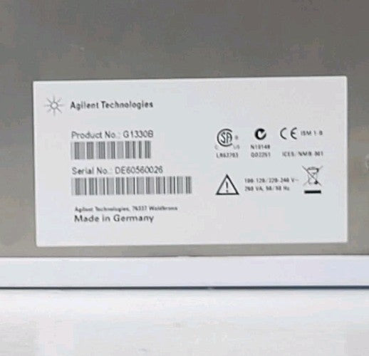 TESTED Agilent G1330B 1200 FC/ALS Therm Autosampler Thermostat HPLC Module