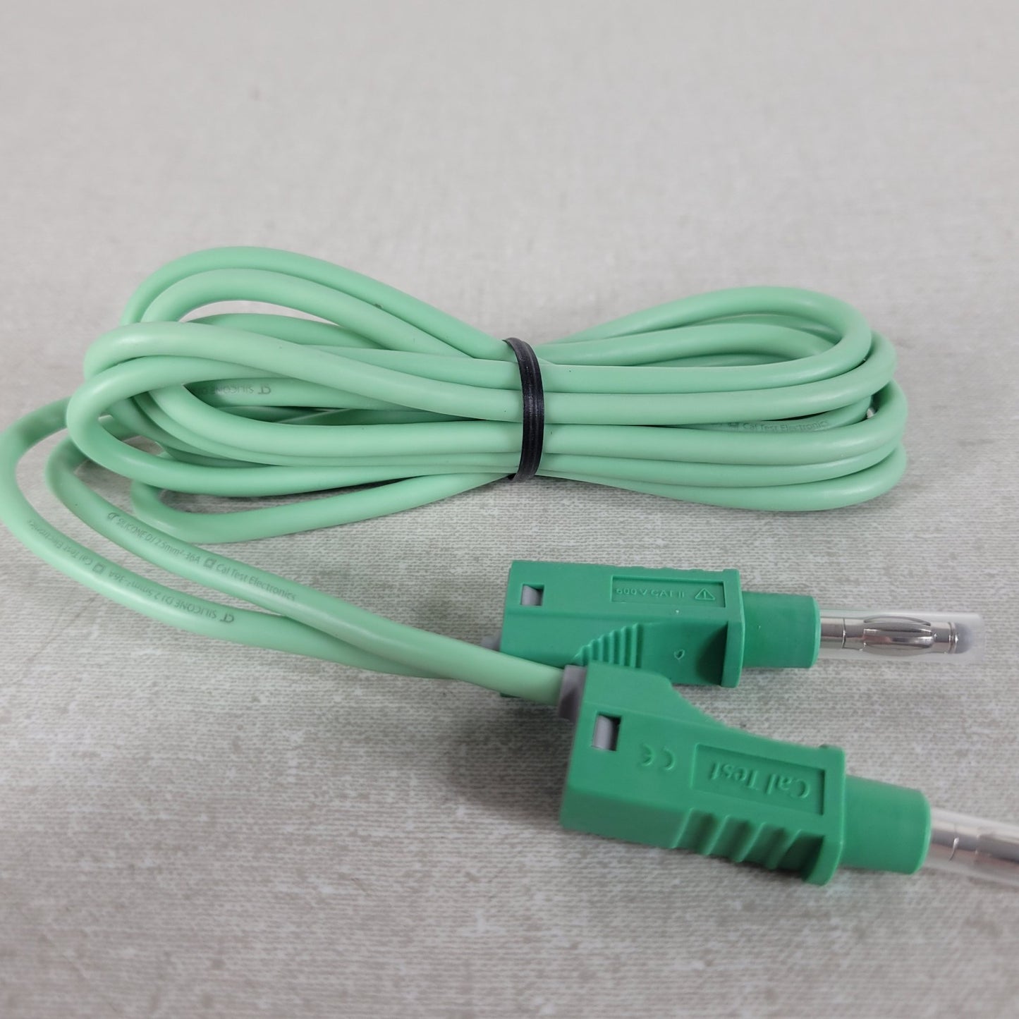 Cal Test Multi-Contact XZG425/SIL Green 4mm Stackable Banana Test Lead Cable