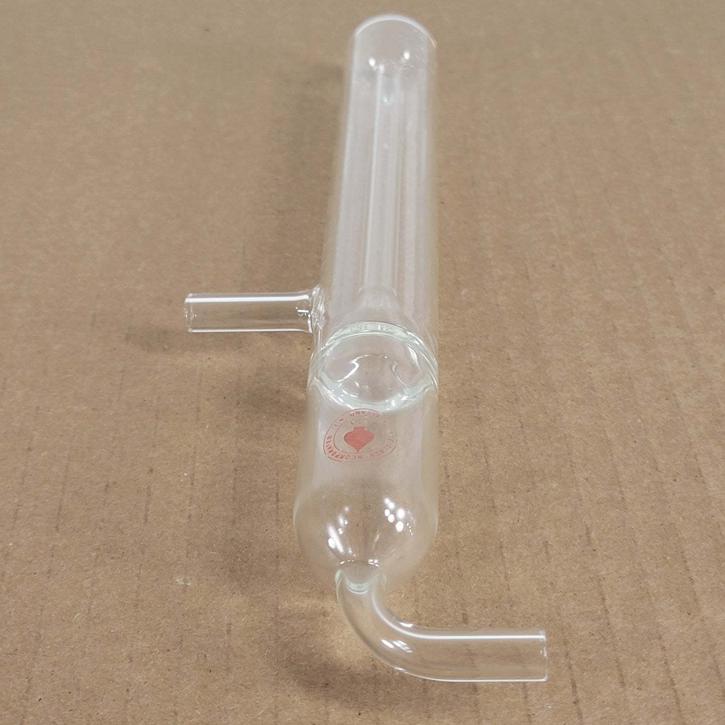 Ace Glass 8761-10 40mL Mineral Oil Bubbler w/8mm OD 90º Angle Tube Connection