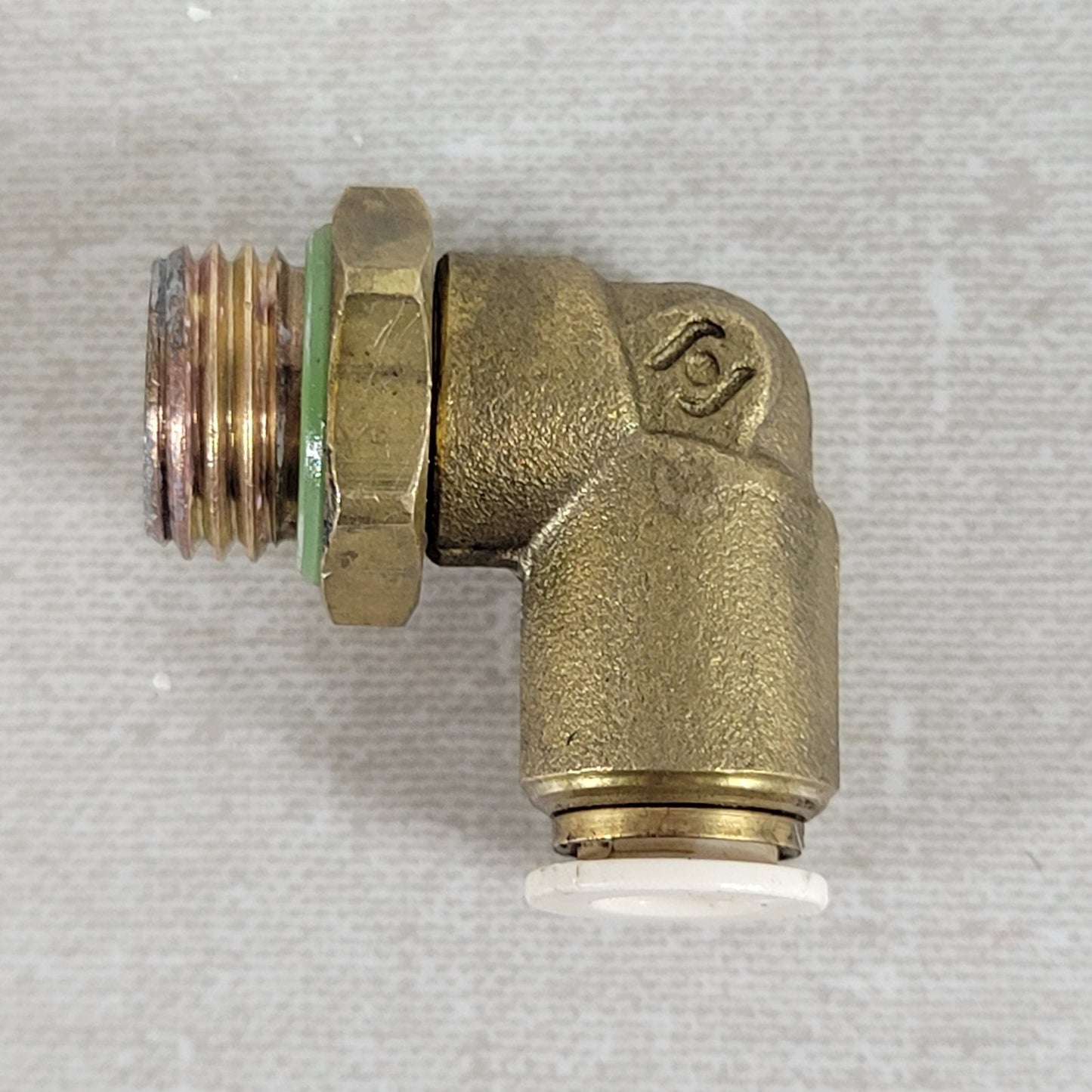Lot of 5 Franke 560.0005.595 A800 1/4" ID Quick Connect 1/2" Threaded 90° Elbow