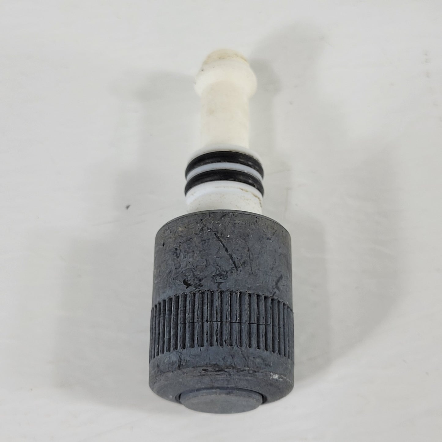 Two CHEMGLASS PTFE 0-12mm Vacuum Valve Plug-Only for Vac. Systems, Black