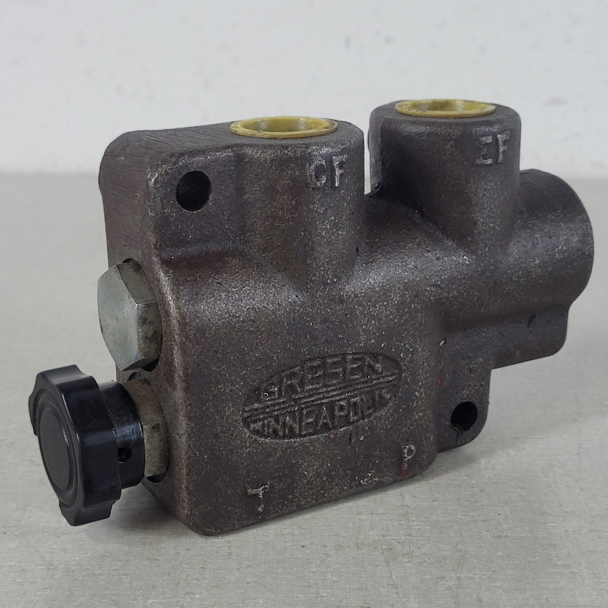 GRESEN 1460 Hydraulic Priority Flow Divider Control Valve CF EF P Untested