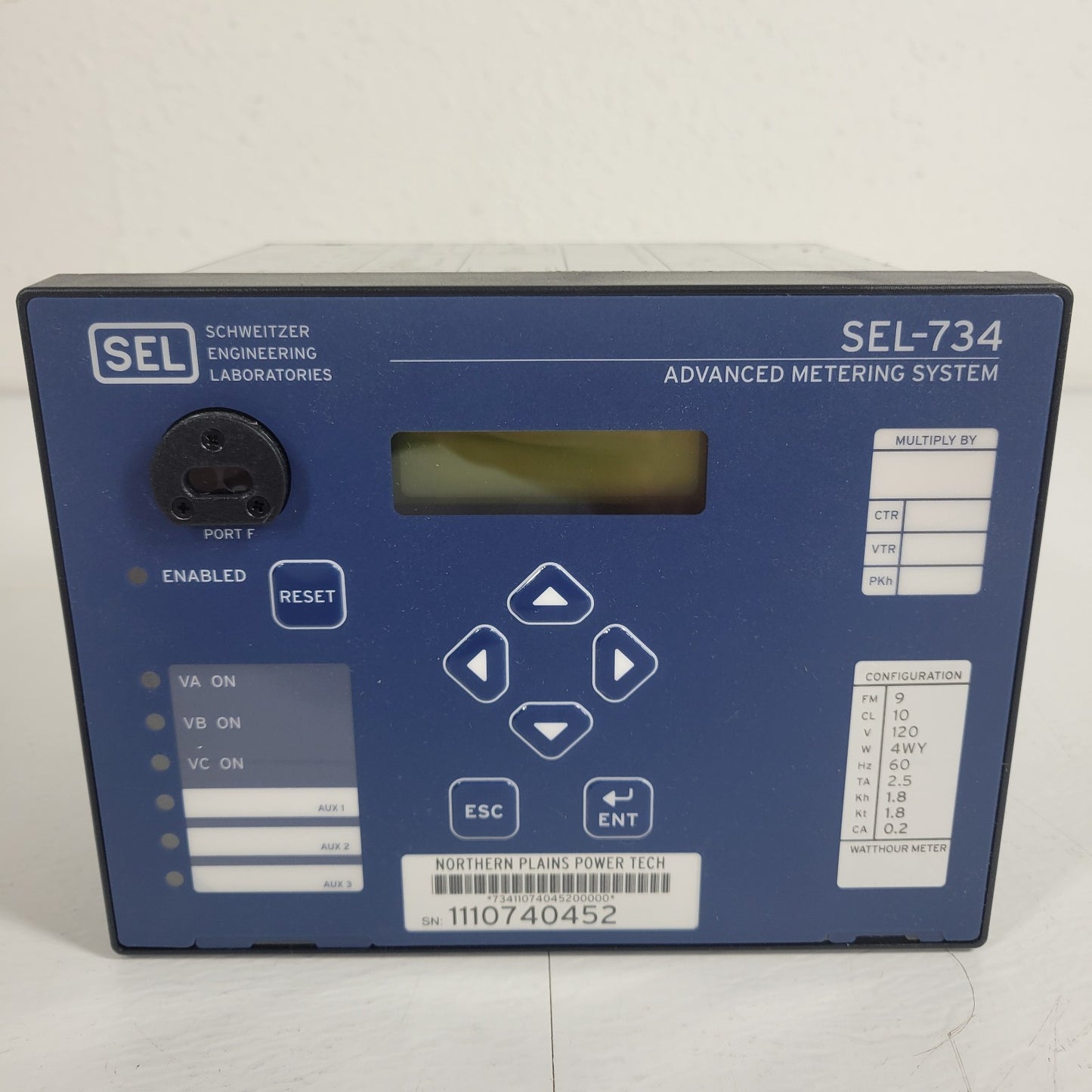 Schweitzer SEL-734P Advanced Power Quality Revenue Meter 125/250VAC/VDC System