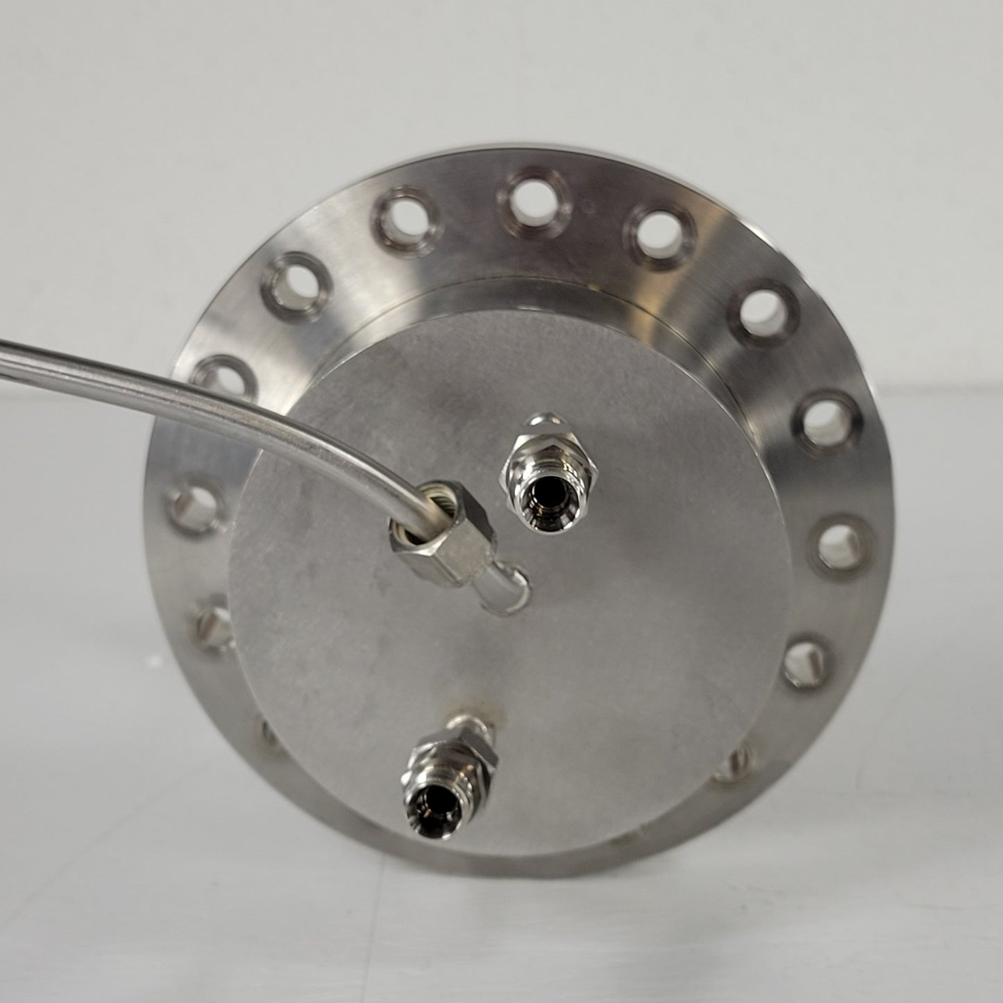 DN100CF Water-Cooled Copper Wafer Chuck UHV Thin Film Deposition Stage High Vac