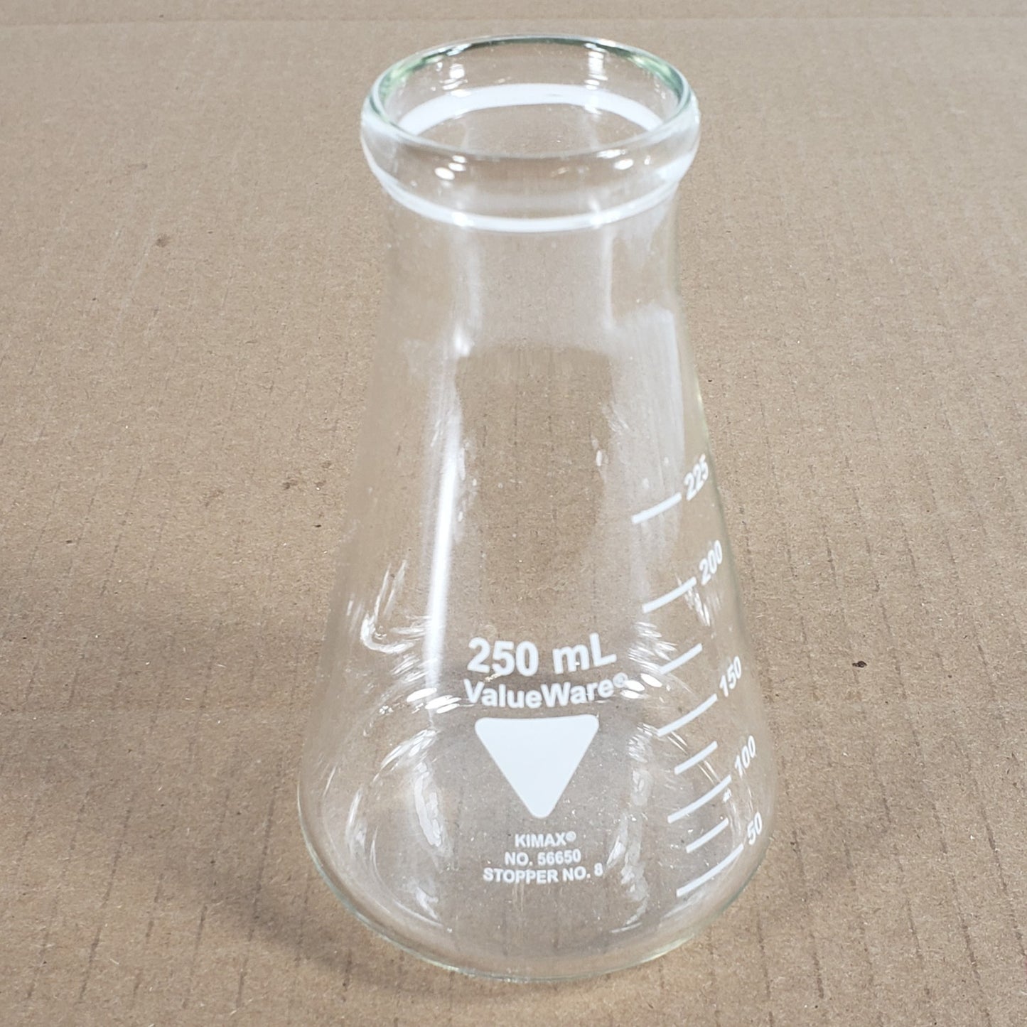 Lot of 14 Valueware/Pyrex 56650/26501/5100/4980 250mL Erlenmeyer Flasks