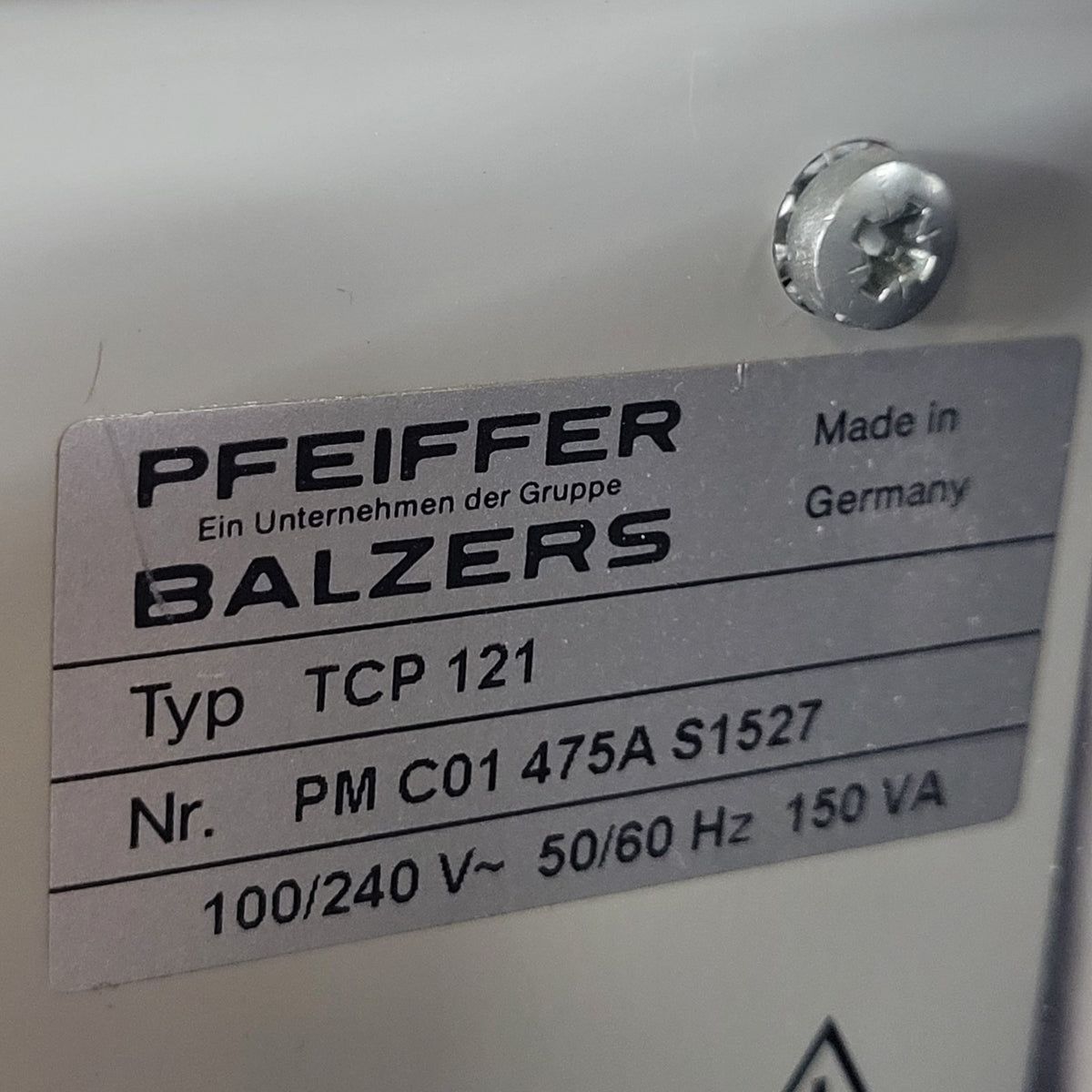Pfeiffer Balzers TCP 380 TCP 121 Turbo Pump Controllers Dual Rack Power Supply