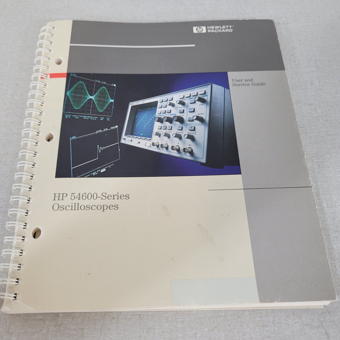 HP Hewlett Packard 54600-Series Oscilloscopes User Service Guide Manual