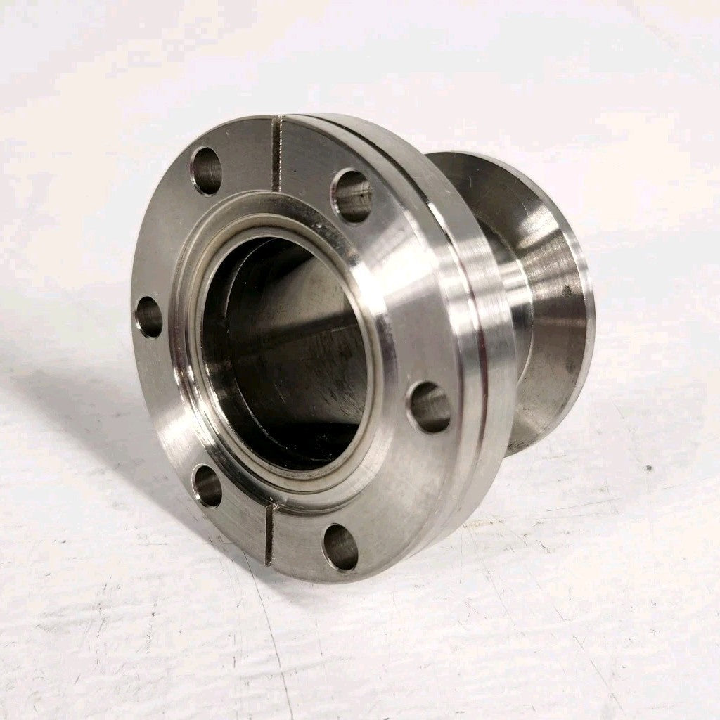 CF35 2.75" ConFlat to KF40 NW40 Stainless Steel Vacuum Adapter 1.8" Long