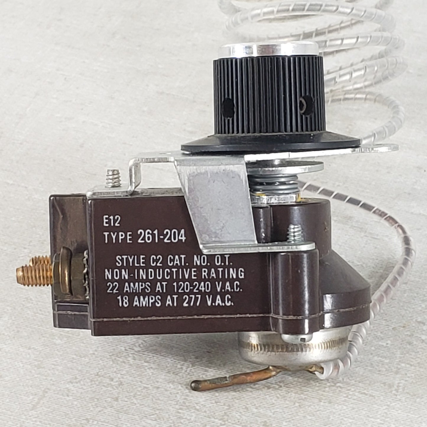 White Rodgers E12 Type 261-204 Thermostat Style C2 CAT  Max Temp 265°F