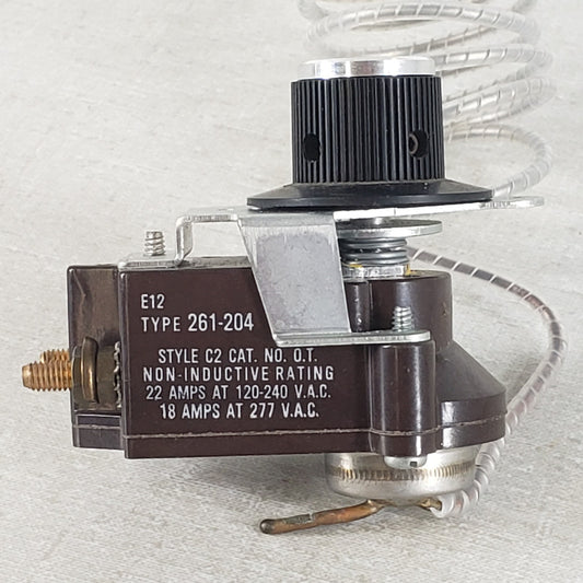 White Rodgers E12 Type 261-204 Thermostat Style C2 CAT  Max Temp 265°F