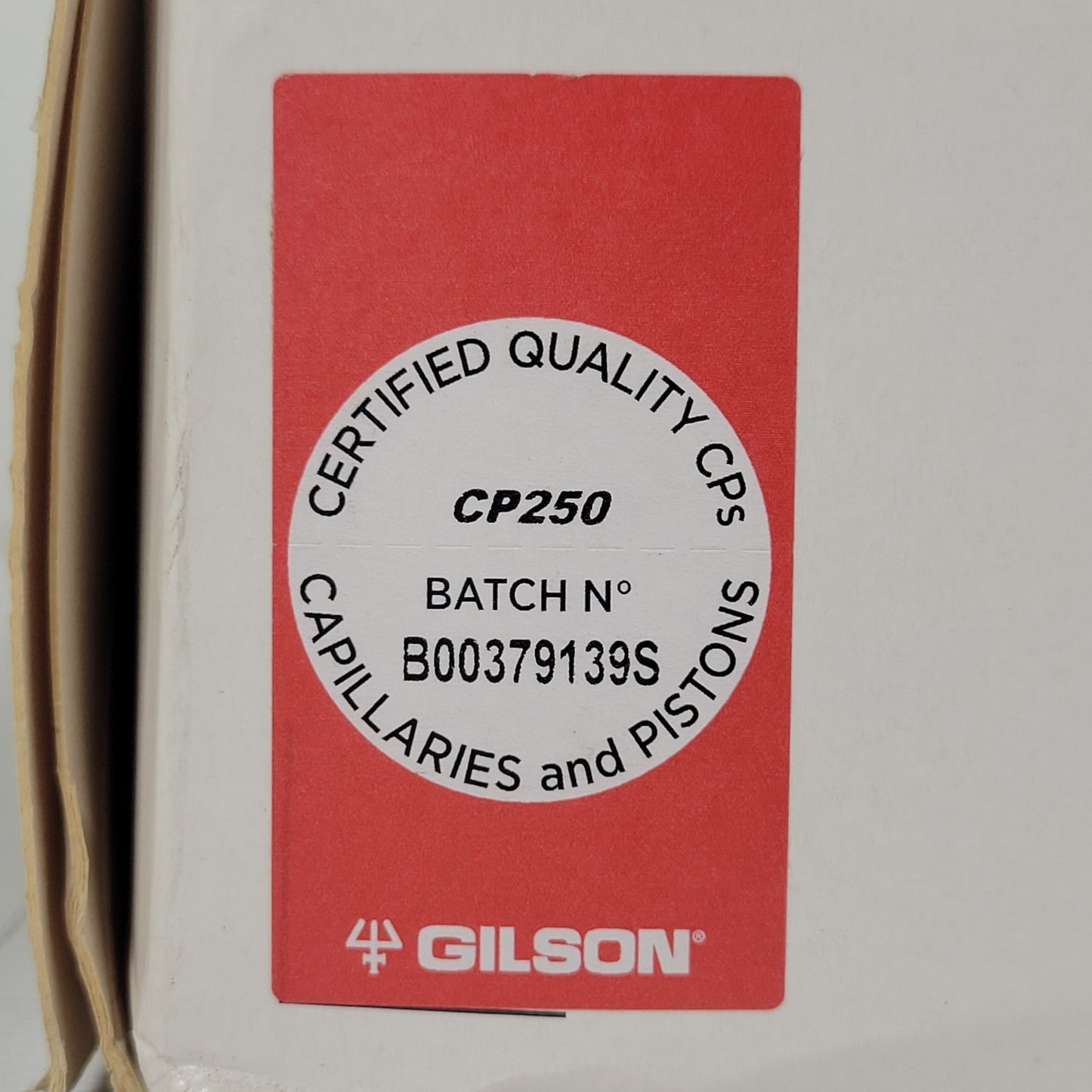 GILSON F148014 CP250 Capillary Pistons for MICROMAN® M250E 960 Count 250μl