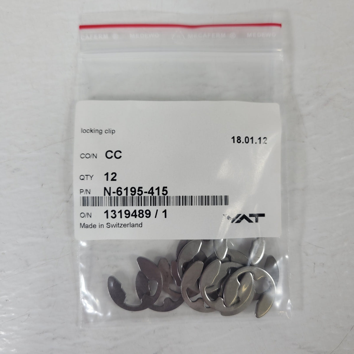 VAT 419088 DN200 Series 14 High Vacuum Gate Valve Spare Parts Kit NEW