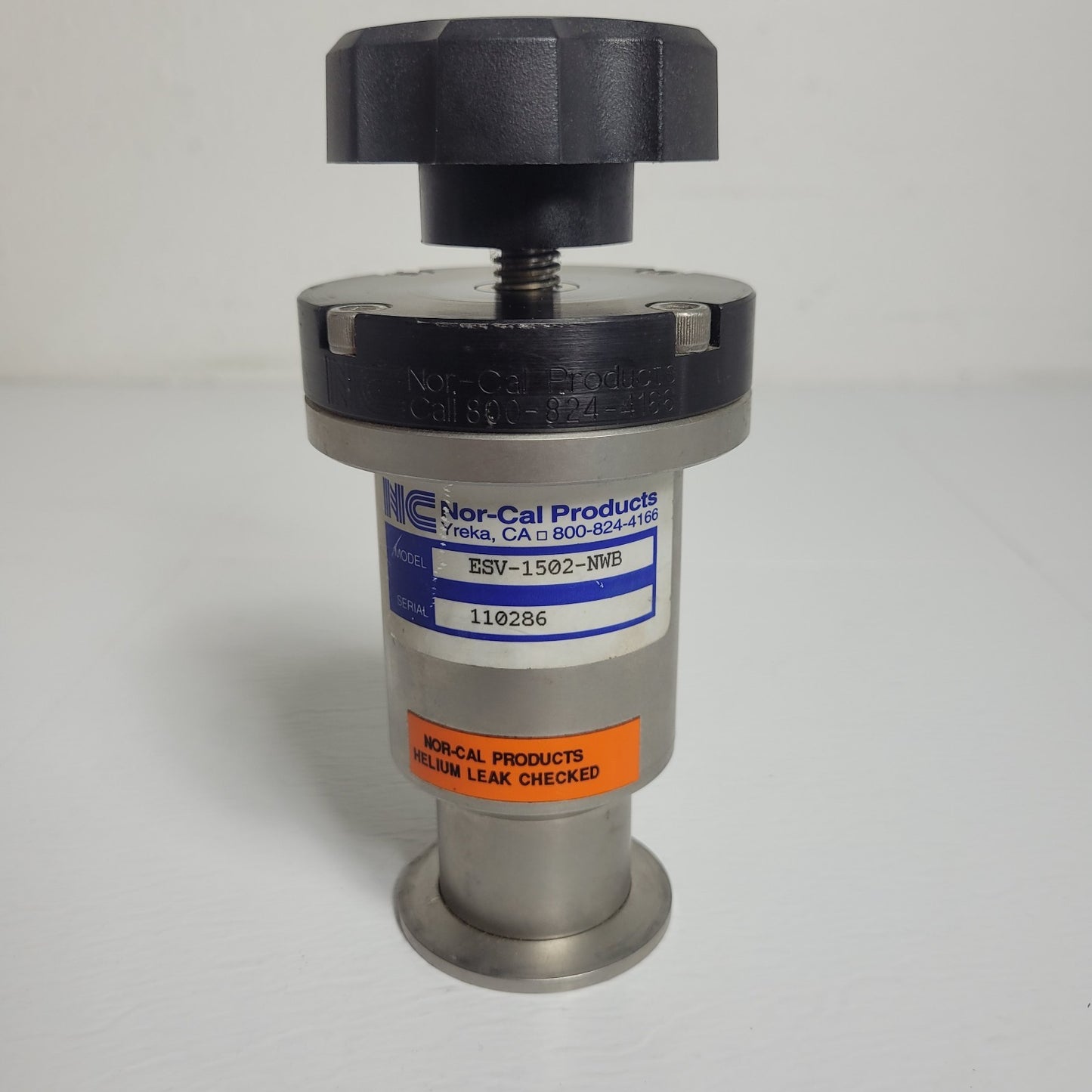 Nor-Cal ESV-1502-NWB Manual Vacuum Angle Valve KF40 NW40 UHV Ultra High Vacuum