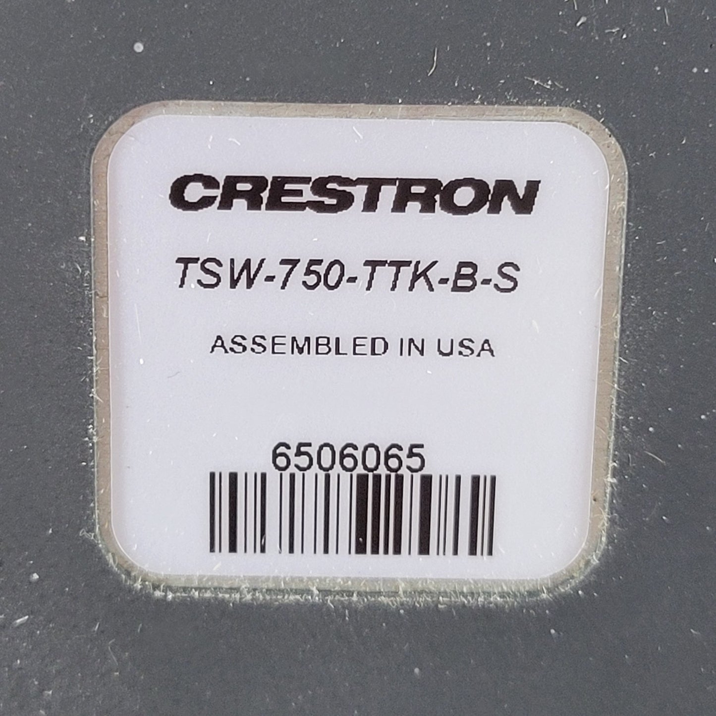 TESTED Crestron TSW-750-B-S 7" Black Touch Screen Control Panel PoE Ethernet