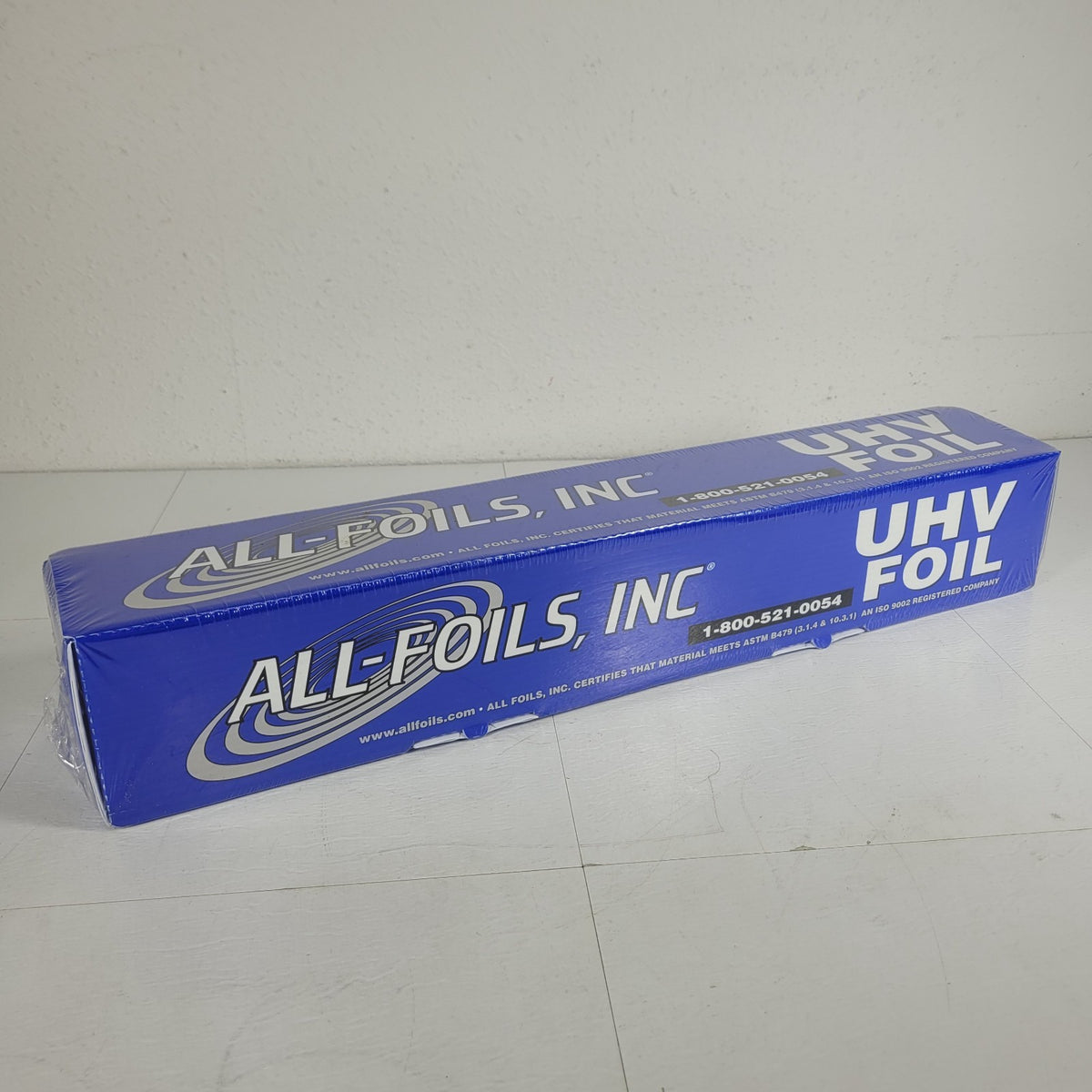 NEW All Foils UHV Aluminum Foil .001" x 24" x 500' ASTM B479 Cleanroom Vacuum