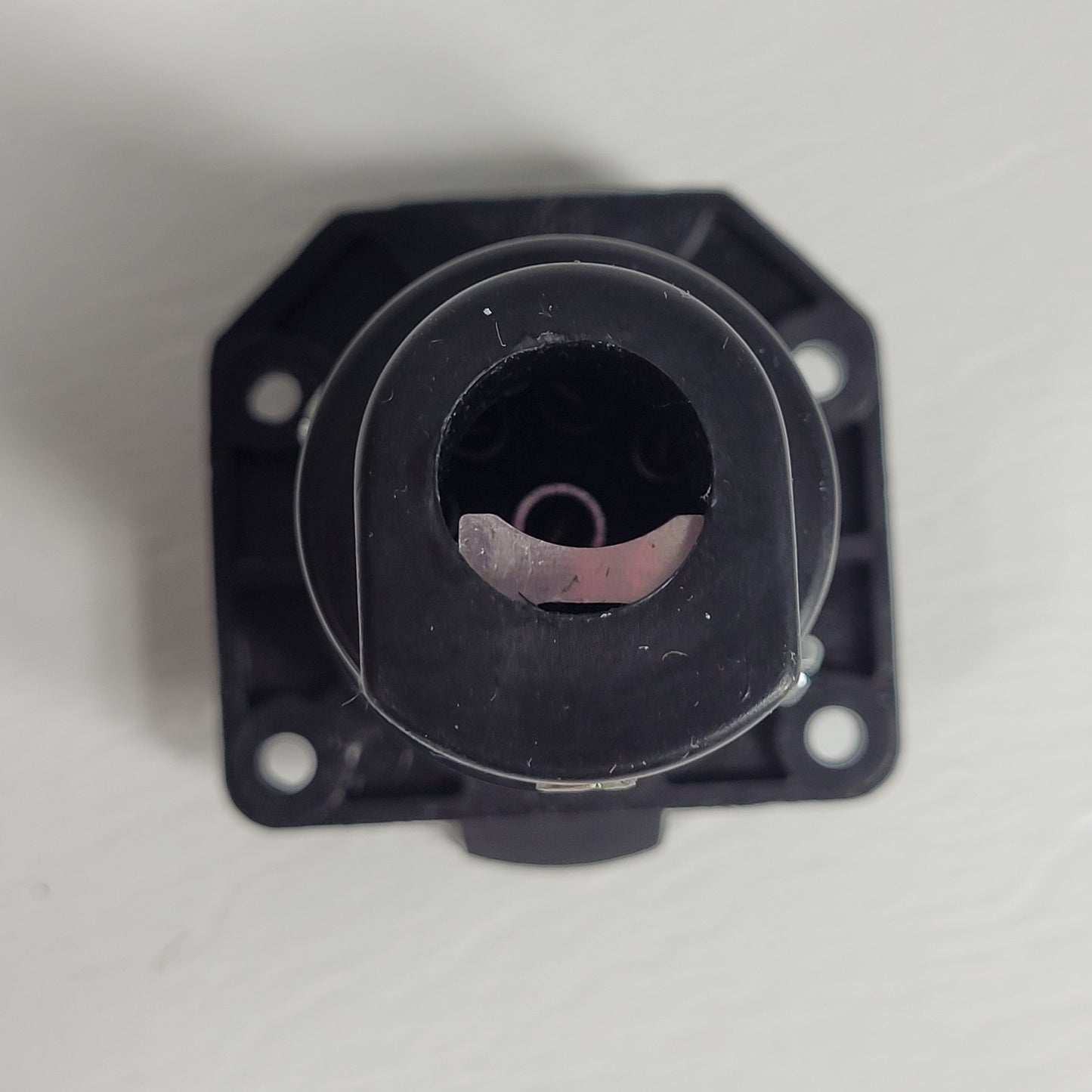 Pollak 12-907 9-Way RV Trailer Connector Socket 6-24V Black Nylon Vehicle End