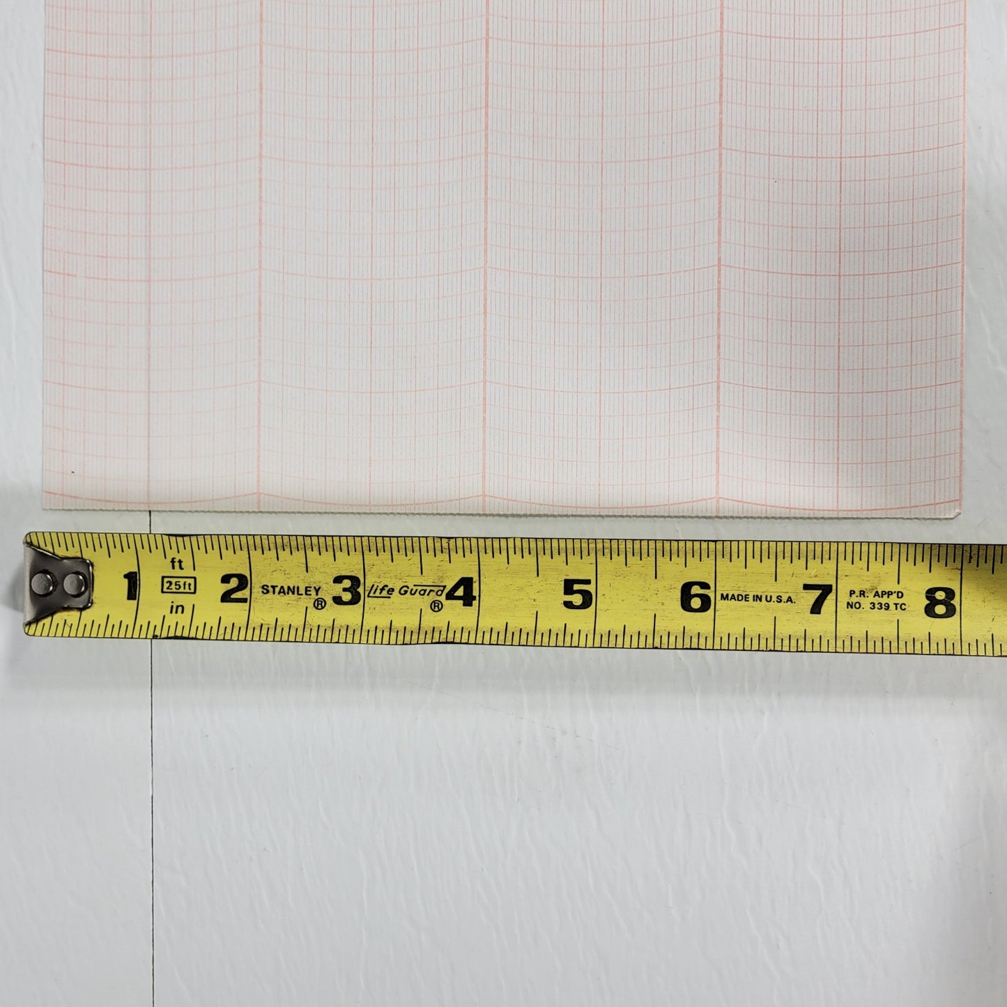 GRASS 35159 Genuine Grass Chart Paper, C25-8"-1x5-R, 8"x12" Chart Paper