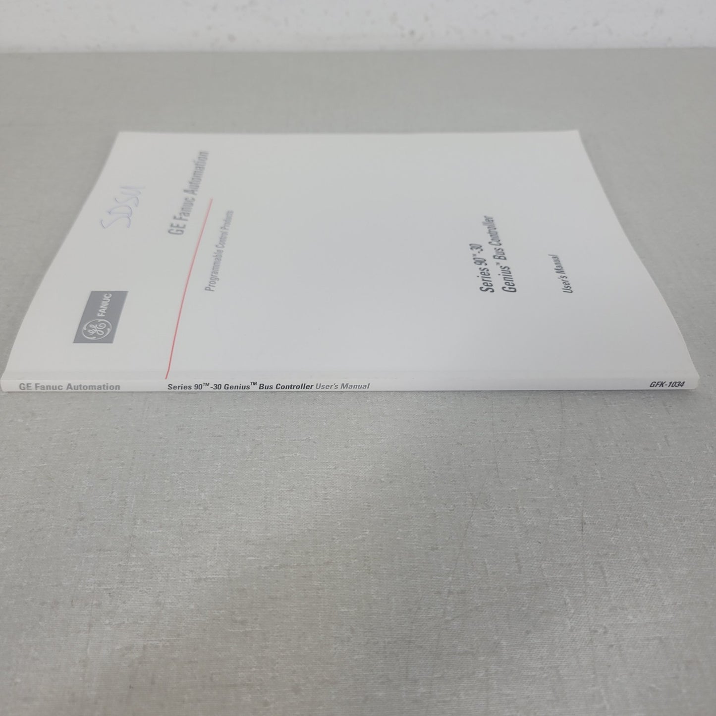 GE Fanuc GFK-1034 Series 90-30 Genius Bus Controller PLC User's Manual