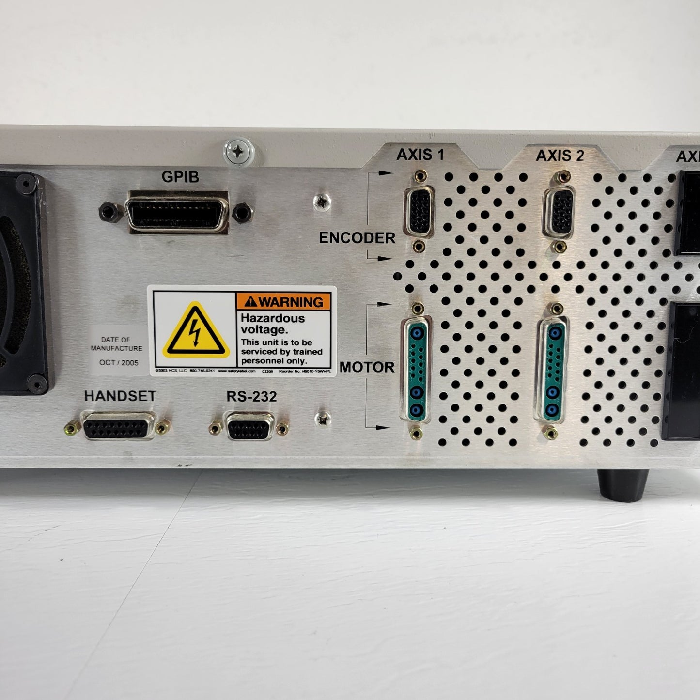 Burleigh Inchworm EXFO Controller 8200 Dual Axis Motor Micromanipulator RS232