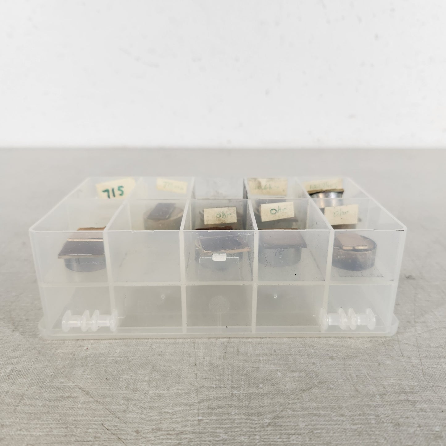LOT 9 Prepared SEM Metallography Specimens Sputter Coated Research Test Samples