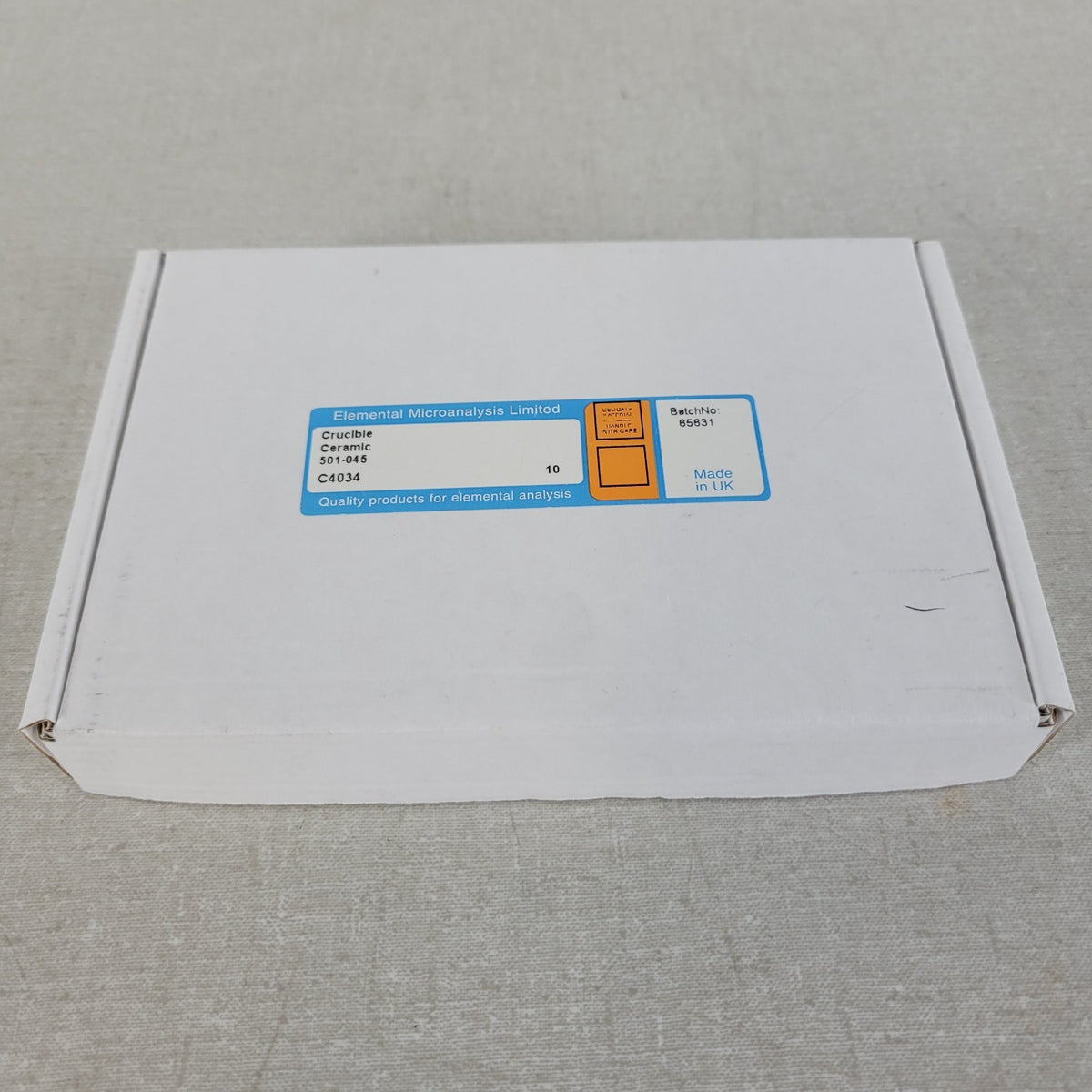 Lot 9 Elemental Microanalysis C4034 Ceramic Crucibles LECO 501-045-125 CHN