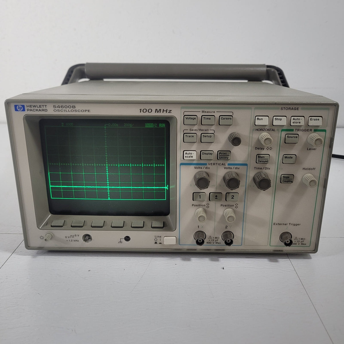 TESTED HP 54600B 100MHz 2-Channel Digital Storage Oscilloscope DSO