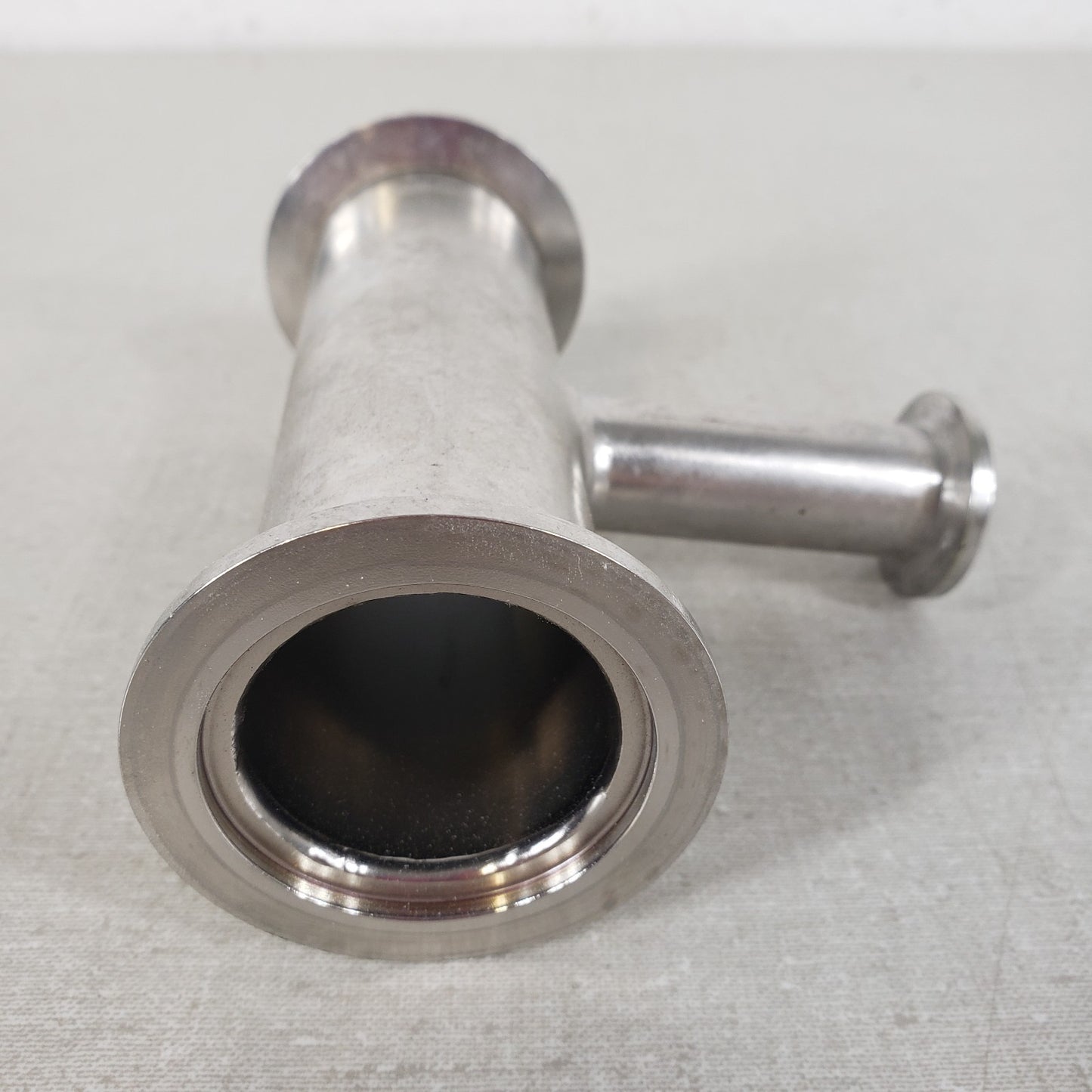 2x KF40 1x KF16 Stainless Reducing Tee NW40 NW16 High Vacuum Fitting