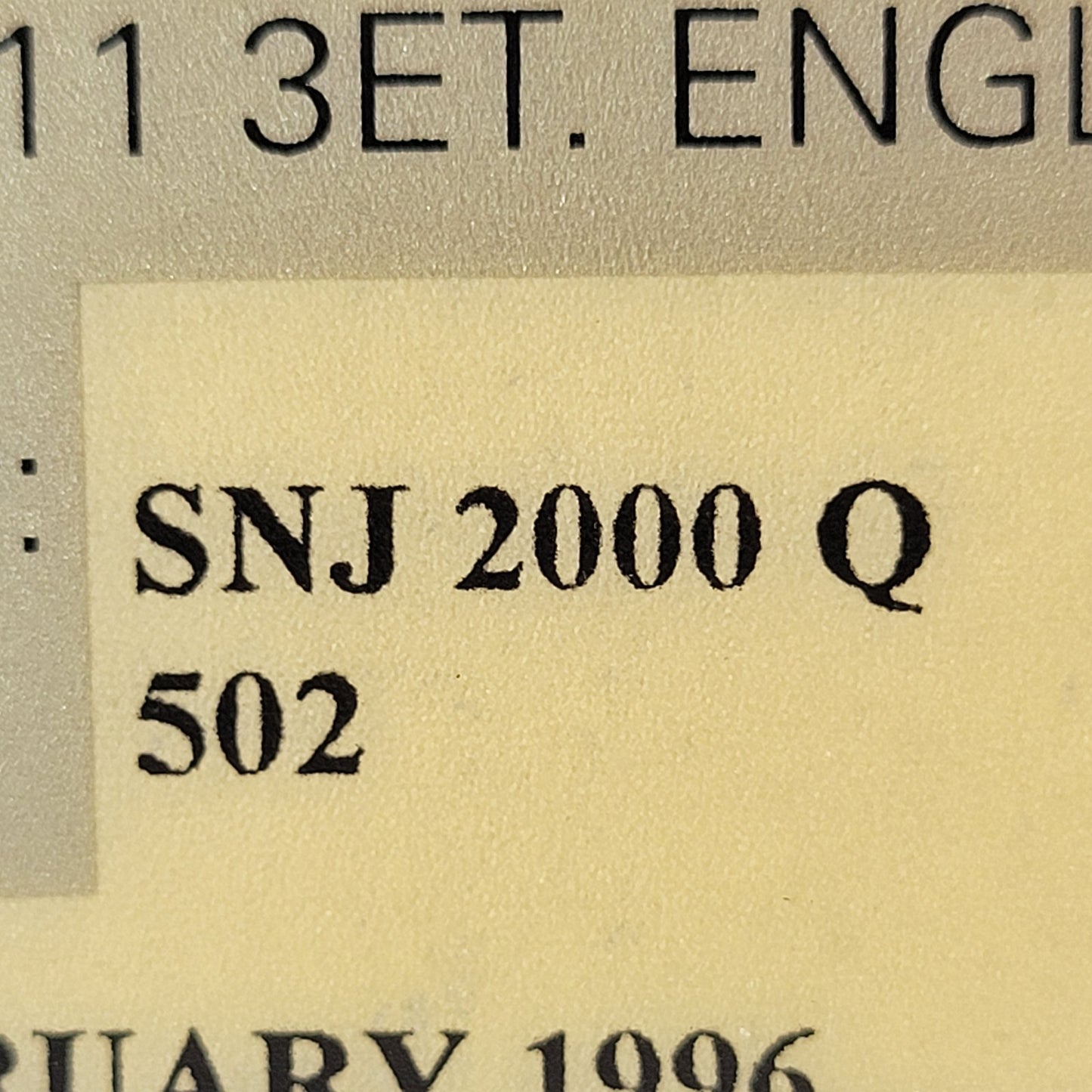 Vintage IE Optomech SNJ2000Q Class IV Scientific Research Laser System DPSS