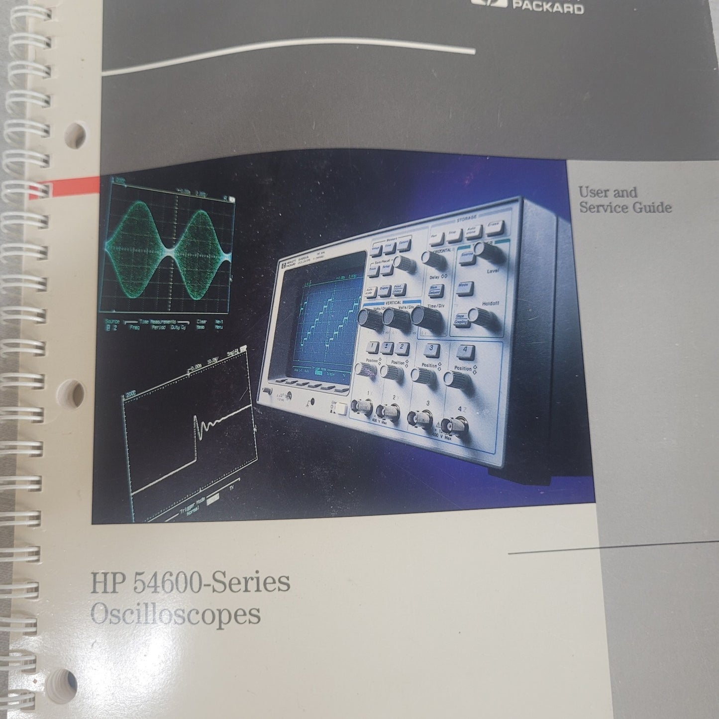 Hewlett Packard HP 54600-Series Oscilloscopes User Service Guide 54600-90915